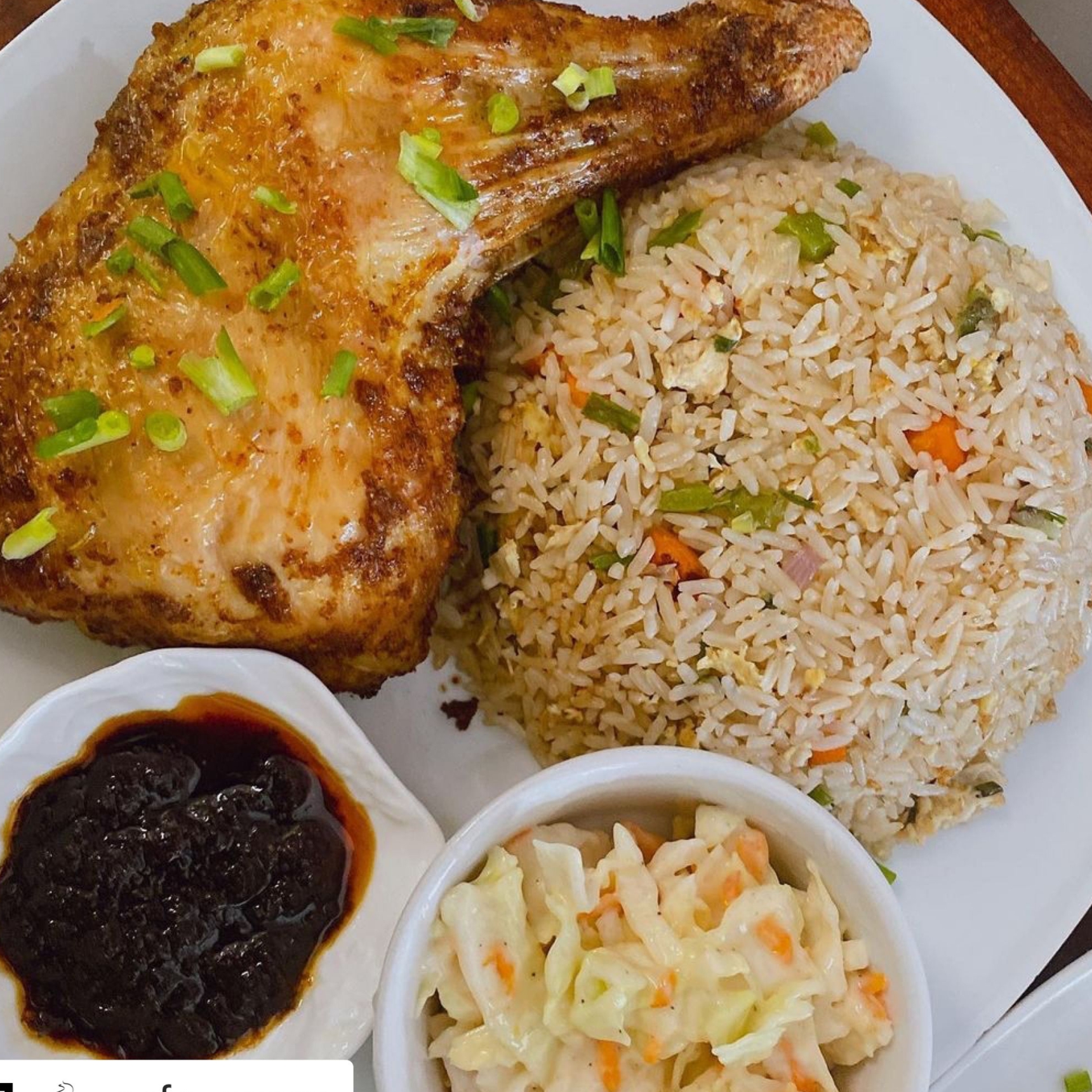 FRIED RICE & chicken
