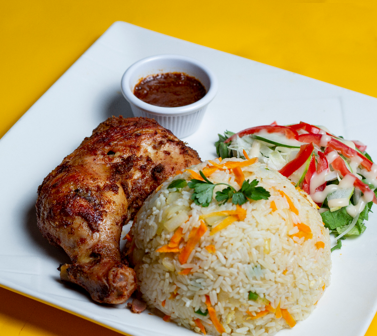 Plain Rice & Chicken